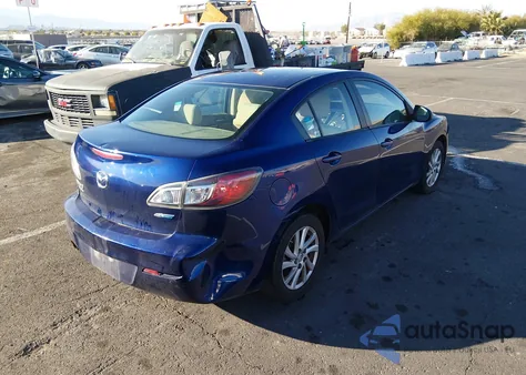 2012 Mazda Mazda3 I Touring z USA, uszkodzony, nr VIN JM1BL1V80C1523313